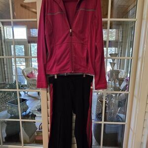 Be Inspired Pink and Black Track Suit